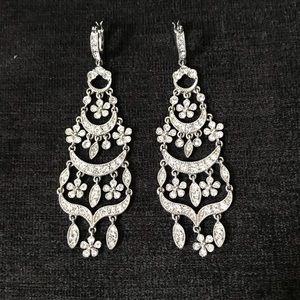 Rhinestone Chandelier Earrings
